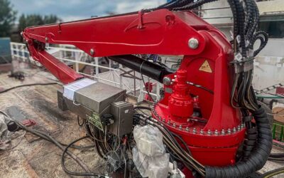 Remont żurawia na jednostce Offshore